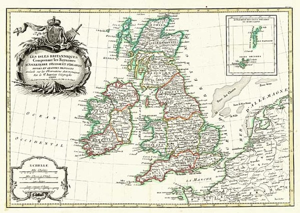 51-Europe and British Isles Map By Jean Janvier