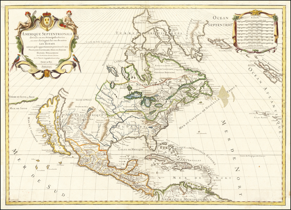 99-Midwest, North America and California Map By Alexis-Hubert Jaillot