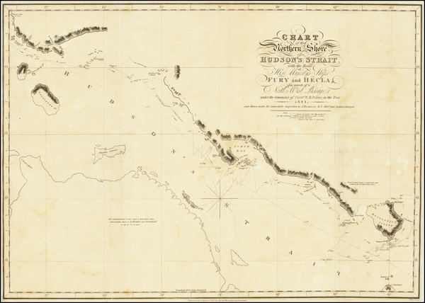 61-Polar Maps, Canada and Western Canada Map By William Edward Parry