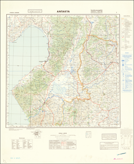 19-Middle East and World War II Map By General Staff of the German Army