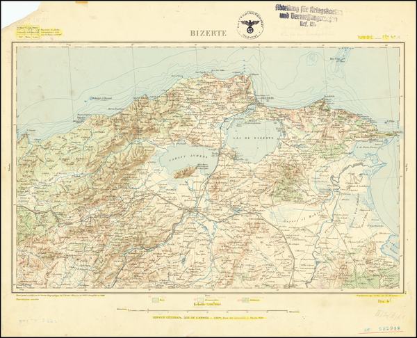 12-North Africa and World War II Map By Service Geographique de l'Armee