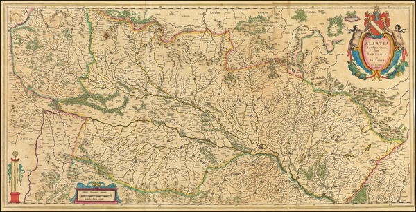 65-France, Nord et Nord-Est, Norddeutschland and Mitteldeutschland Map By Willem Janszoon Blaeu