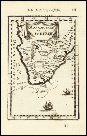 4-South Africa Map By Alain Manesson Mallet