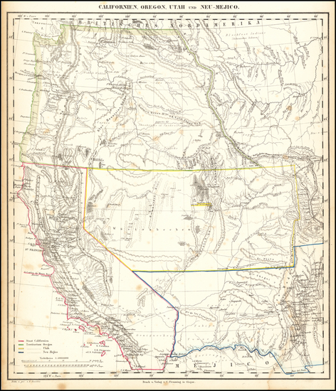 95-Southwest, Utah, New Mexico, Rocky Mountains, Utah, Pacific Northwest, Oregon and California Ma