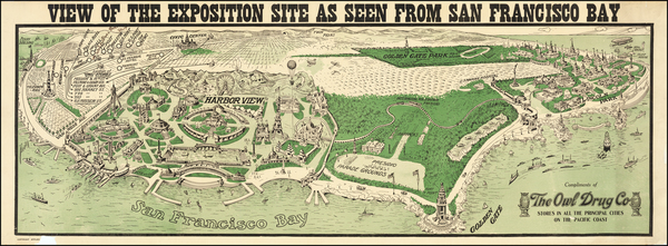 57-San Francisco & Bay Area Map By Porter