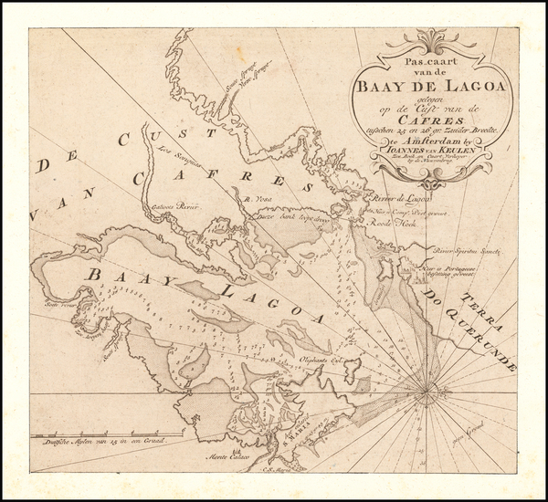 46-South Africa Map By Johannes II Van Keulen