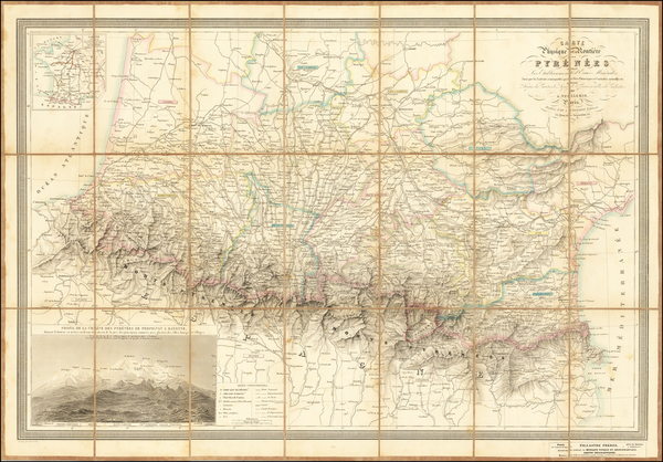 79-France and Spain Map By Alexandre Vuillemin