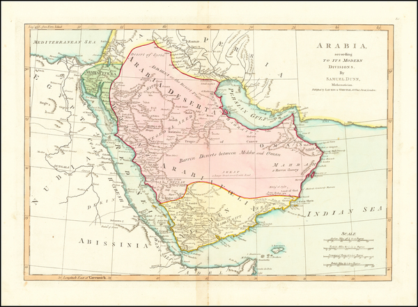 73-Middle East and Arabian Peninsula Map By Samuel Dunn