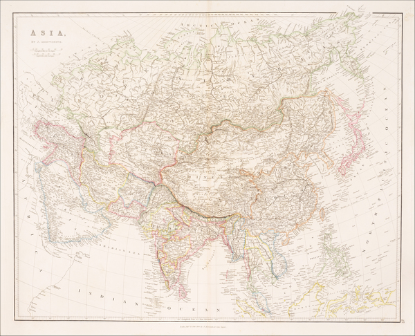 7-Asia Map By John Arrowsmith
