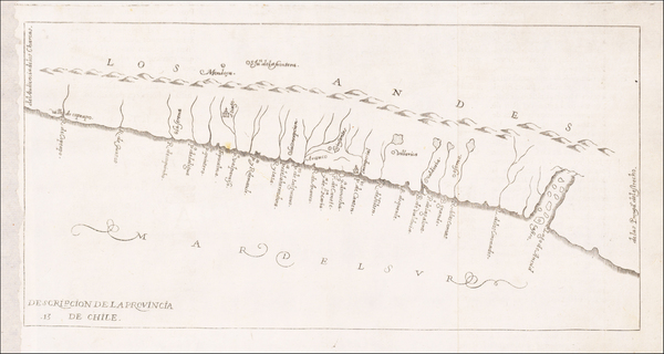 23-Chile Map By Antonio de Herrera y Tordesillas