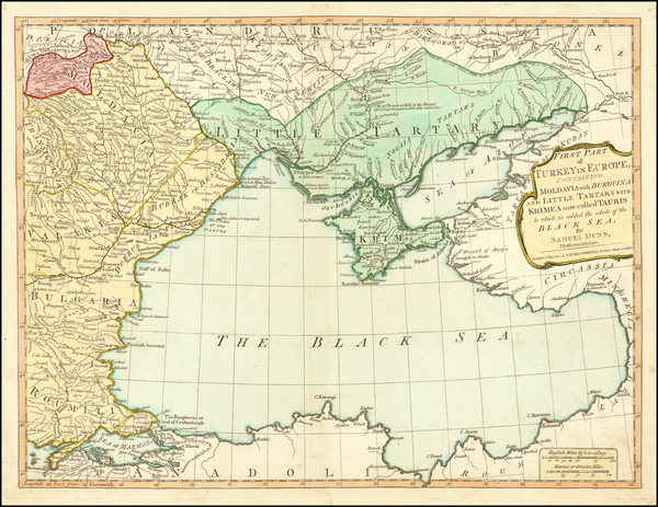 27-Ukraine, Romania, Balkans and Turkey Map By Samuel Dunn