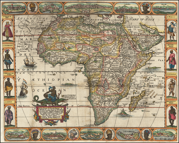 38-Africa Map By Robert Walton