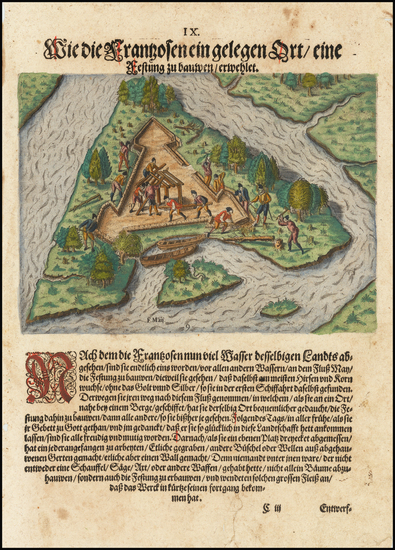 85-Florida Map By Theodor De Bry