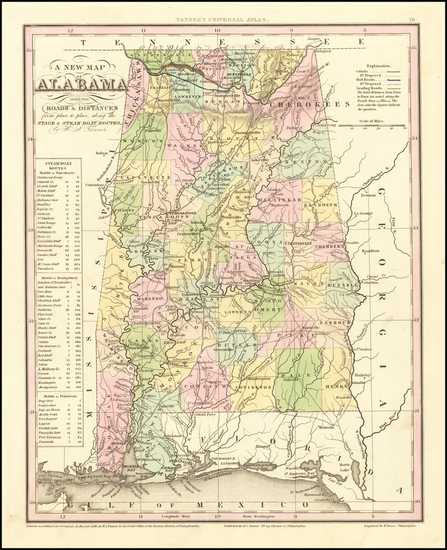 76-Alabama Map By Henry Schenk Tanner