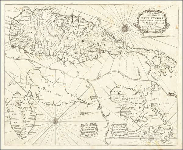 92-Other Islands and Martinique Map By William Mount  &  Thomas Page