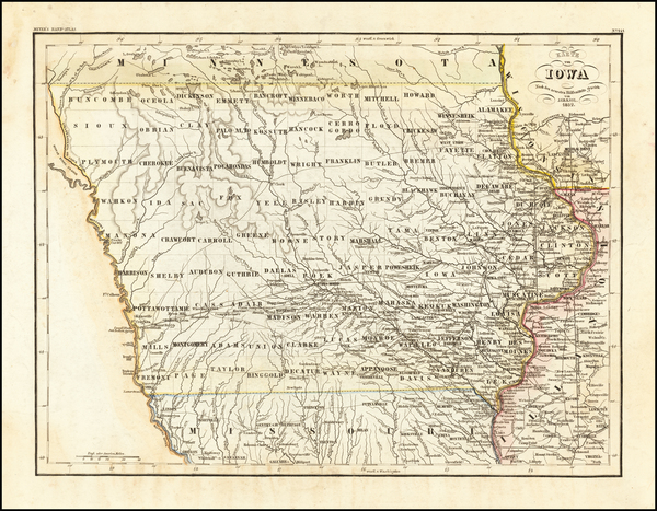 32-Iowa Map By Joseph Meyer