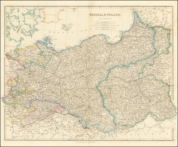 99-Poland and Baltic Countries Map By John Arrowsmith