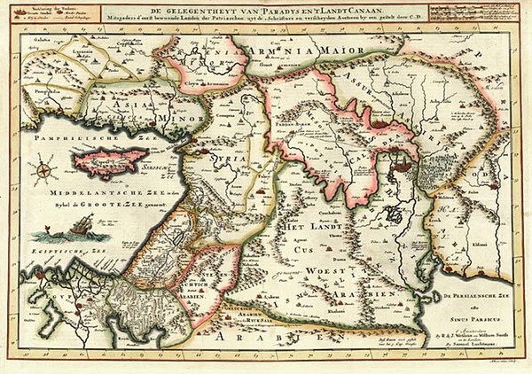 78-Europe, Mediterranean, Asia, Holy Land, Turkey & Asia Minor and Balearic Islands Map By R&a