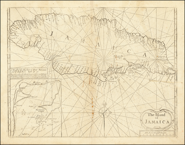 85-Jamaica Map By Mount & Page