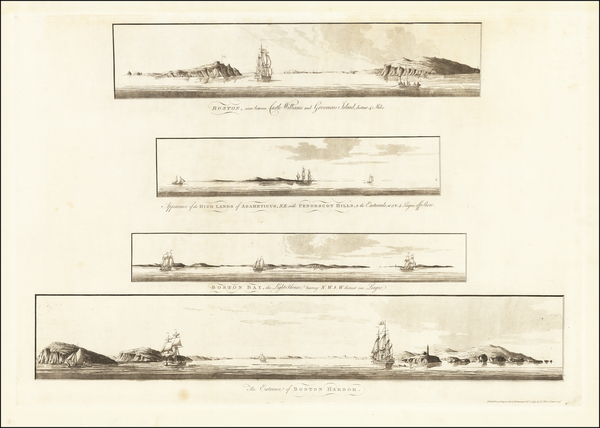 71-Massachusetts and Boston Map By Joseph Frederick Wallet Des Barres