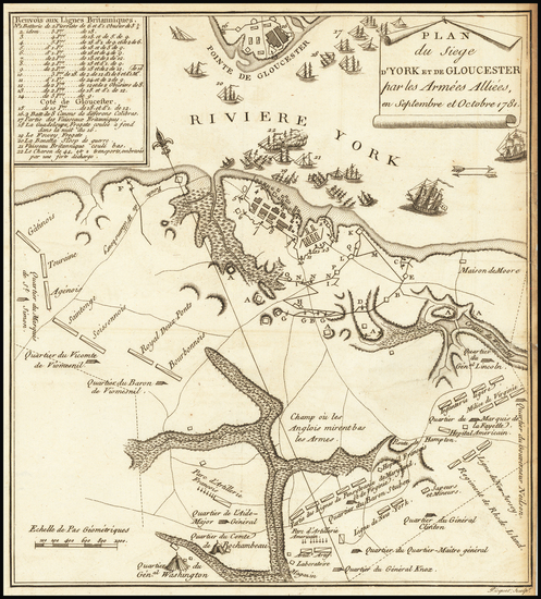 63-Southeast, Virginia and American Revolution Map By Thomas Gordon