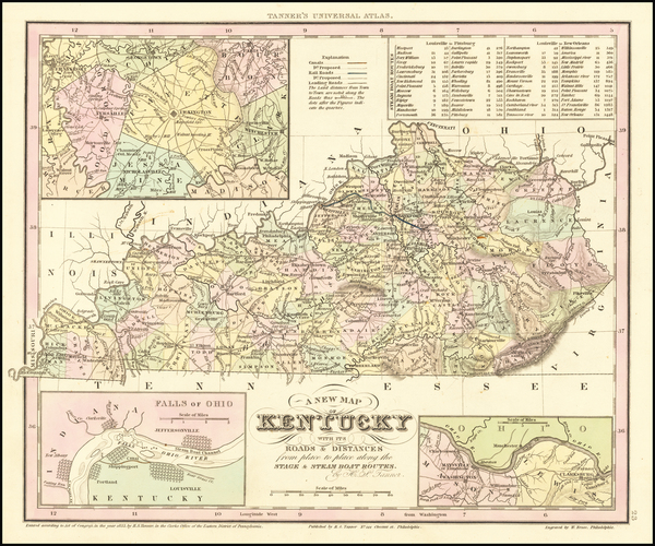 43-Kentucky Map By Henry Schenk Tanner