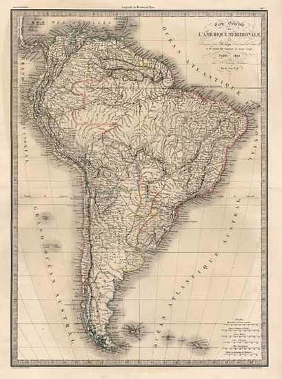 6-South America Map By Alexandre Emile Lapie