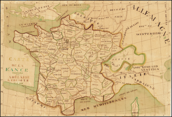 15-France Map By Adelaide Lebesgue