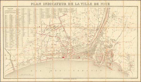 90-Sud et Alpes Française Map By Charles Jougla