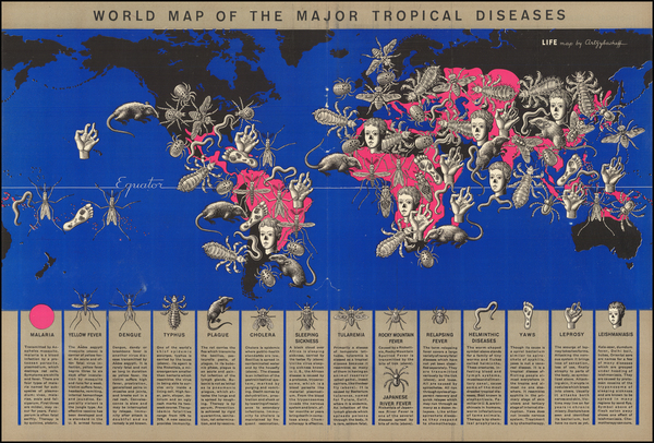 84-World and Pictorial Maps Map By Boris Artsybasheff