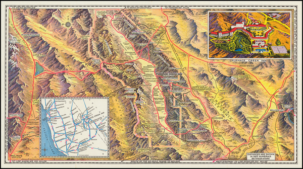 76-Pictorial Maps and California Map By Gerald  Allen Eddy