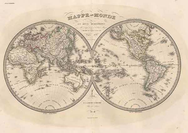 51-World and World Map By Alexandre Emile Lapie