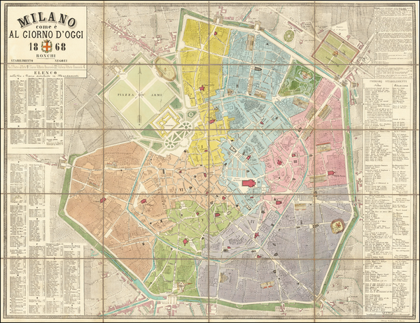 96-Other Italian Cities Map By Stablimento Ronchi