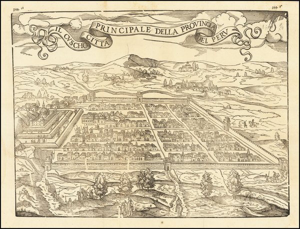 20-Peru & Ecuador Map By Giovanni Battista Ramusio