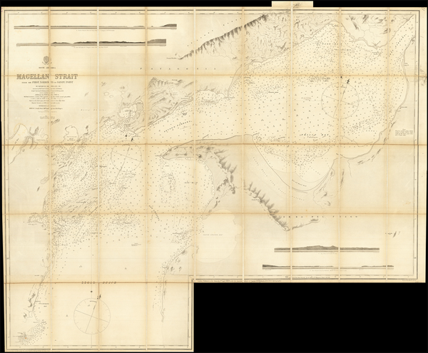 38-Argentina and Chile Map By British Admiralty