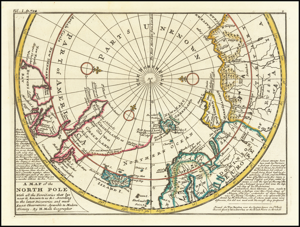 47-Polar Maps Map By Herman Moll