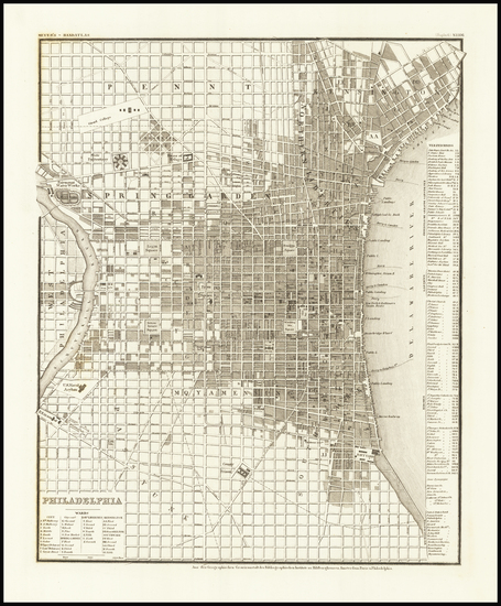 35-Pennsylvania and Philadelphia Map By Joseph Meyer