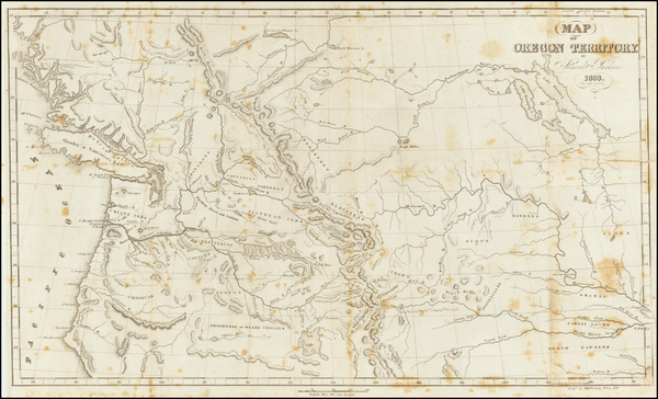 53-Plains, Rocky Mountains and Canada Map By Samuel Parker