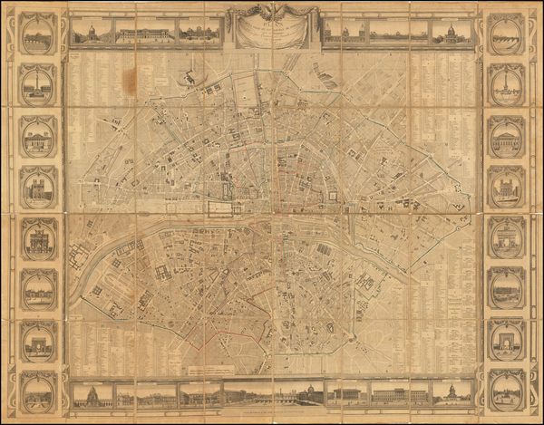 79-Paris and Île-de-France Map By J. Bonnisel