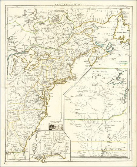 64-United States, New England, Mid-Atlantic, Southeast and Eastern Canada Map By George Louis Le R