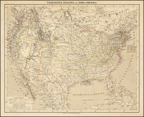 26-United States Map By Carl Flemming