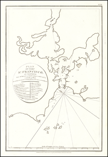 88-San Francisco & Bay Area Map By Jean Francois Galaup de La Perouse