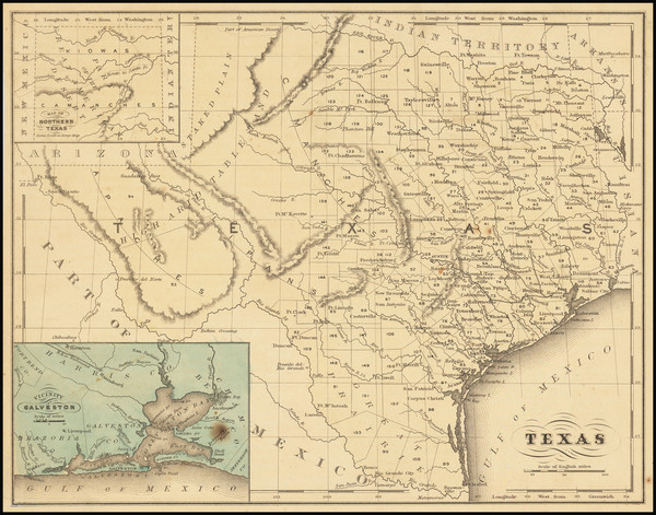 47-Texas Map By William McNally