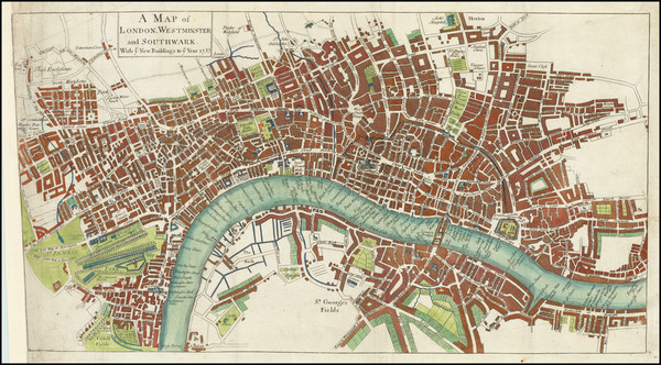 76-London Map By John Mottley