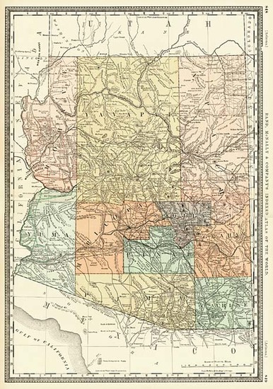 72-Southwest Map By William Rand  &  Andrew McNally