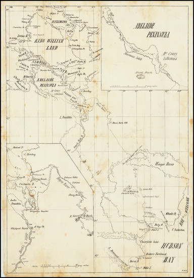 36-Polar Maps and Canada Map By Heinrich Wenzel Klutschak