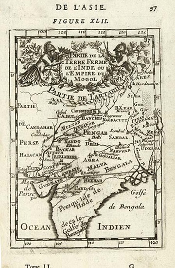 19-Asia, India and Central Asia & Caucasus Map By Alain Manesson Mallet