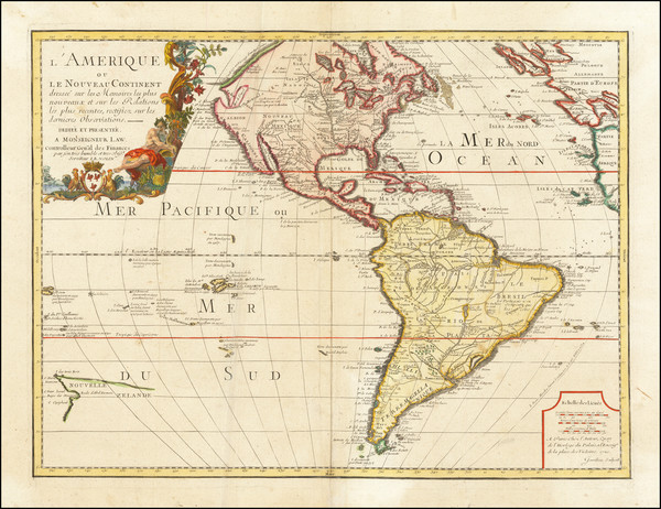 54-South America, Australia & Oceania, Oceania, New Zealand and America Map By Jean-Baptiste N