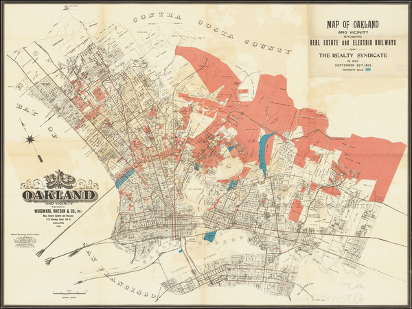 78-Other California Cities Map By Woodward, Watson & Co.