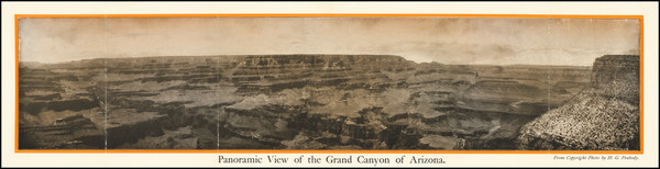 60-Arizona and Nevada Map By Santa Fe Railroad
